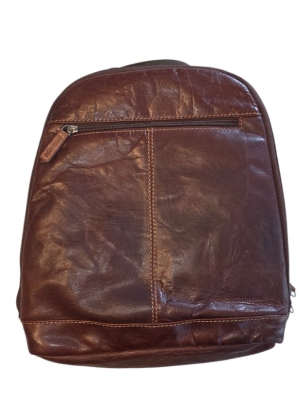 Jack Georges Leather Convertible Backpack Crossbody Voyager Messenger Bag